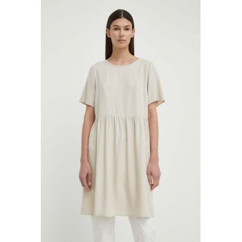 Marc O'Polo rochie culoarea bej, mini, evazati