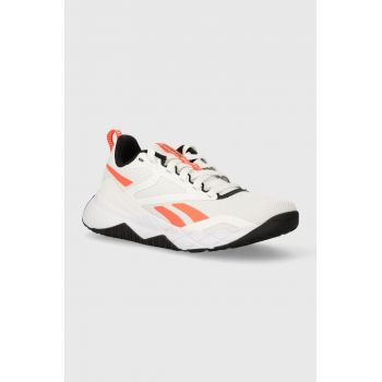 Reebok pantofi de antrenament NFX Trainer culoarea alb, 100074490