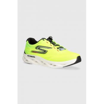 Skechers pantofi de alergat GO RUN Swirl Tech Speed culoarea verde