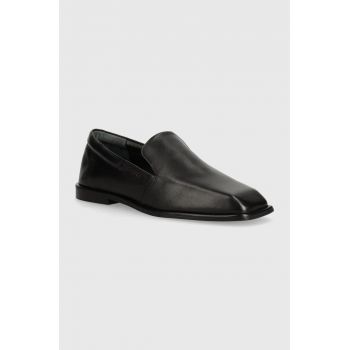 Gant mocasini de piele Parkny femei, culoarea negru, cu toc plat, 28531536.G00