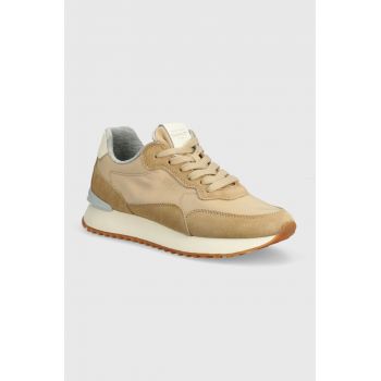 Gant sneakers Bevinda culoarea bej, 28533458.G148