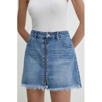 Answear Lab fusta jeans mini, creion