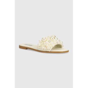 Steve Madden papuci Knicky femei, culoarea bej, SM11003014