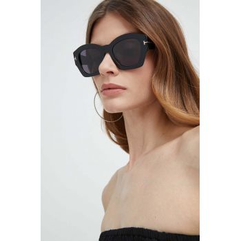 Tom Ford ochelari de soare femei, culoarea negru, FT1083_5201A