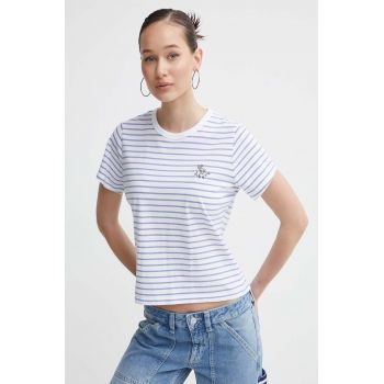 Abercrombie & Fitch tricou din bumbac femei