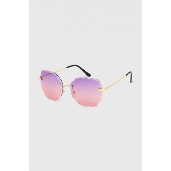 Answear Lab ochelari de soare femei, culoarea violet