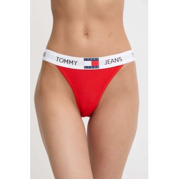 Tommy Jeans chiloți culoarea roșu, UW0UW05161 ieftini