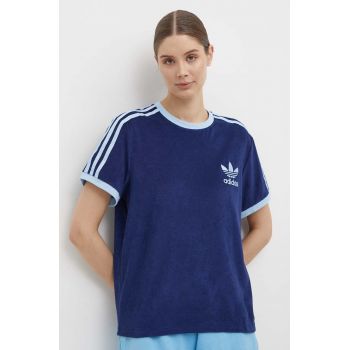 adidas Originals tricou femei, culoarea albastru marin, IR7465 ieftin