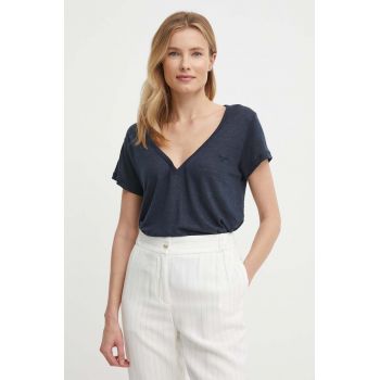 Pepe Jeans tricou de in LEIGHTON culoarea albastru marin, PL505855