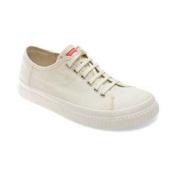 Pantofi casual CAMPER albi, K100933, din material textil