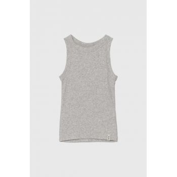 Abercrombie & Fitch top copii culoarea gri