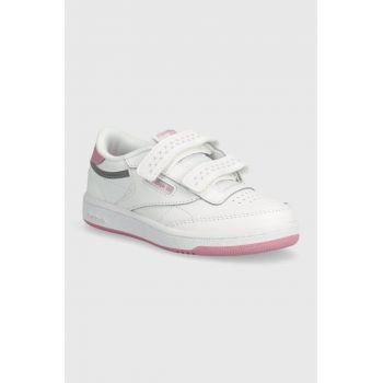 Reebok Classic teniși din piele copii Club C culoarea alb, 100075110