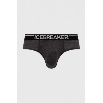 Icebreaker lenjerie functionala Merino Anatomica culoarea gri, IB1030310021