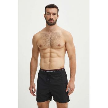 Tommy Jeans pantaloni scurti de baie culoarea negru, UM0UM03141