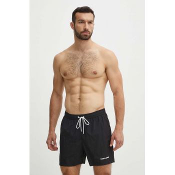 Tommy Jeans pantaloni scurti de baie culoarea negru, UM0UM03202