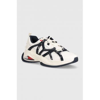 Tommy Jeans sneakers TJM OUTDOOR RUNNER culoarea alb, EM0EM01385