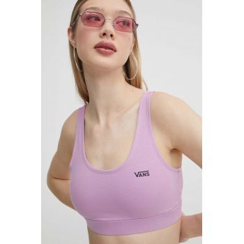 Vans sutien culoarea violet, neted