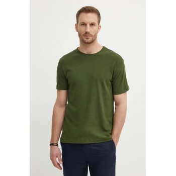 United Colors of Benetton tricou de in culoarea verde, neted