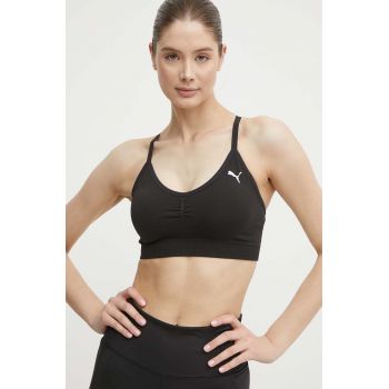 Puma sutien sport Move Shapelux culoarea negru, neted, 524362