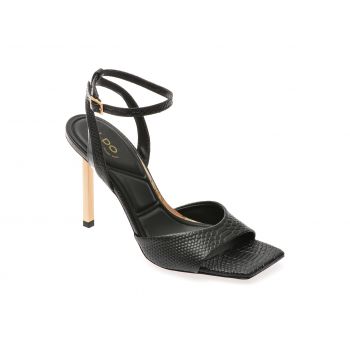 Sandale elegante ALDO negre, 13743852, din piele naturala