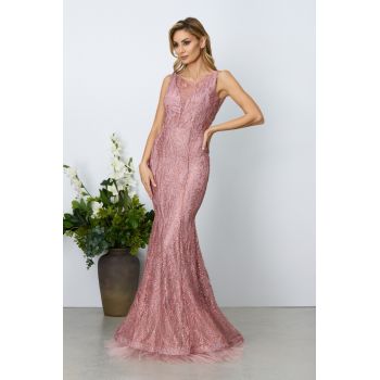 Rochie de ocazie tip sirena Remarkable Rose