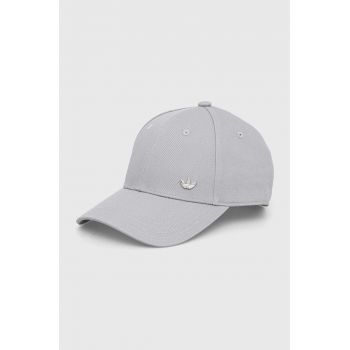 adidas Originals șapcă de baseball din bumbac culoarea bej, neted, IS2999 ieftina