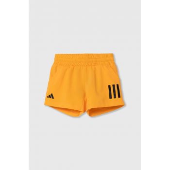 adidas Performance pantaloni scurti copii culoarea portocaliu, talie reglabila