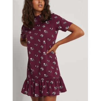 Rochie mini cu imprimeu floral