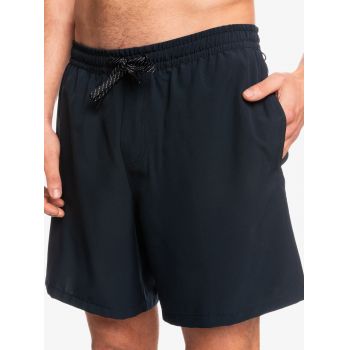 Pantaloni scurti cu snur reglabil si buzunare, negru, barbati, QUIKSILVER