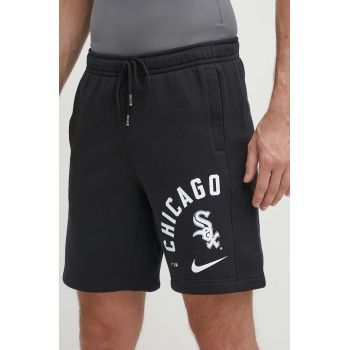 Nike pantaloni scurti Chicago White Sox barbati, culoarea negru