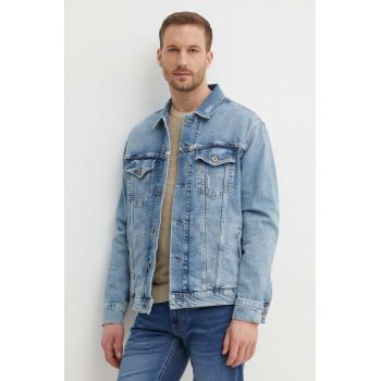 Pepe Jeans geacă din denim RELAXED JACKET bărbați, de tranziție, oversized, PM402972RH8