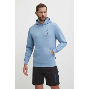 Puma bluza PUMA X PLAYSTATION barbati, cu glugă, cu imprimeu, 624678