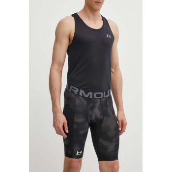 Under Armour pantaloni scurți de antrenament HG Armour Printed culoarea negru