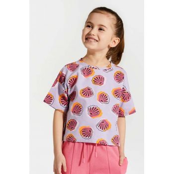 Coccodrillo tricou culoarea violet