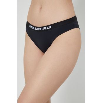 Karl Lagerfeld chiloti de baie culoarea negru