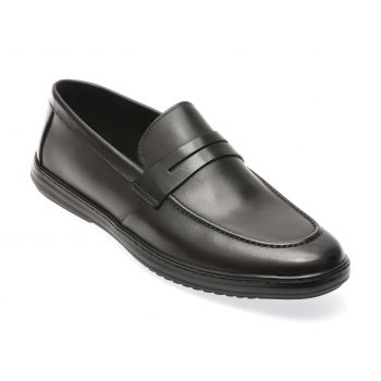 Mocasini casual GRYXX negri, 2D23E, din piele naturala