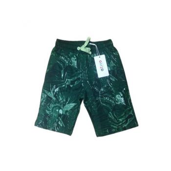 Pantaloni scurti cu imprimeu si buzunare, verde, baieti, Ativo