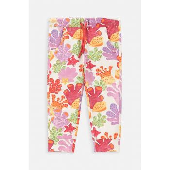 Coccodrillo pantaloni bebe culoarea roz, modelator