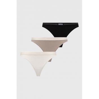 BOSS tanga 3-pack culoarea negru, 50510030