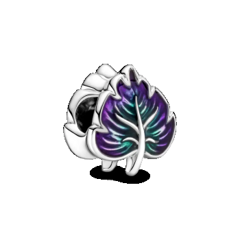 Talisman cu frunză verde și violet, Pandora la reducere