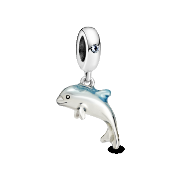 Talisman de tip pandantiv cu delfin strălucitor, Pandora