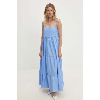 Answear Lab rochie din bumbac maxi, evazati