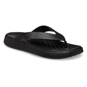 Slapi Crocs Getaway Flip Negru - Black ieftini