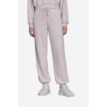 adidas Originals pantaloni de trening culoarea violet HU1621-violet