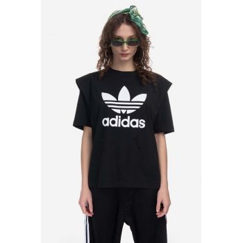 adidas Originals tricou din bumbac IC8805 Tee culoarea negru IC8805-black