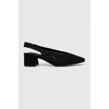 Answear Lab pumps culoarea negru, cu toc drept