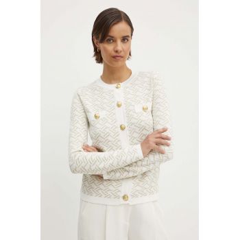 Artigli cardigan culoarea bej, AM38659