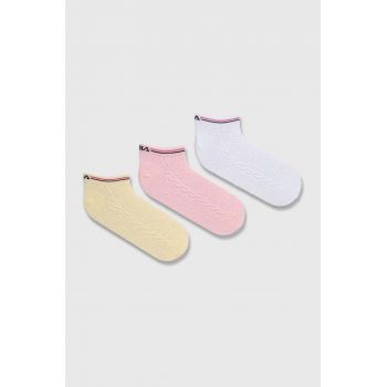 Fila sosete 3-pack femei, culoarea roz, F6940