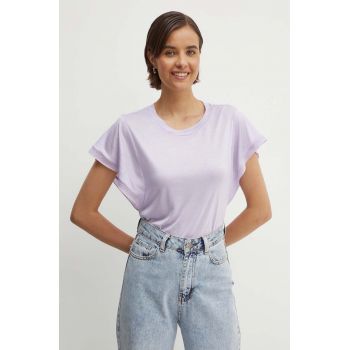 United Colors of Benetton tricou femei, culoarea violet, 37RTD1084