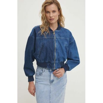 Answear Lab jachetă bomber din denim de tranzitie